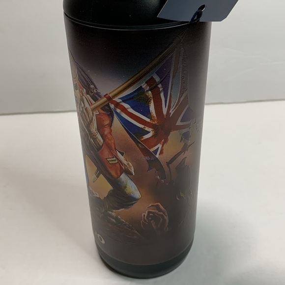 Iron Maiden Band 16 oz TumblerThe Trooper Stainless Steel Igloo Can New - Picture 9 of 12